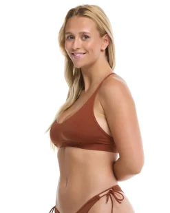 Alexa D, DD, E & F Cup Top - MOCHA