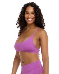 Alexa D, DD, E & F Cup Top - VIOLET