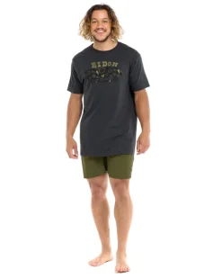 Finneus Fish Shirt - BLACK