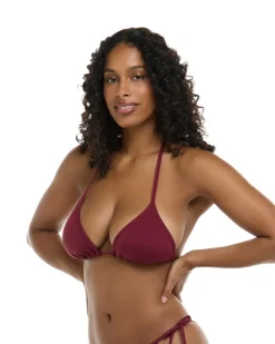 Kali Slider D Cup Top - MULBERRY