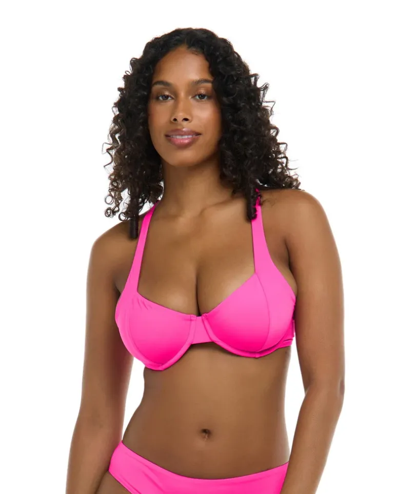 Maya D, DD, E & F Cup Top - DRAGONFRUIT