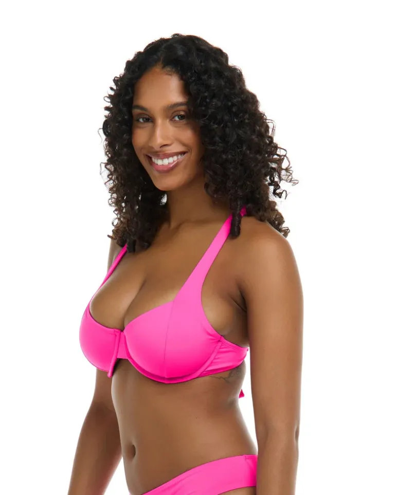 Maya D, DD, E & F Cup Top - DRAGONFRUIT