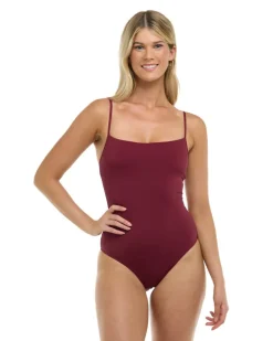 Meredith One-Piece - MULBERRY