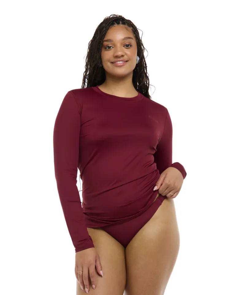 Sun Seeker Rashguard - MULBERRY